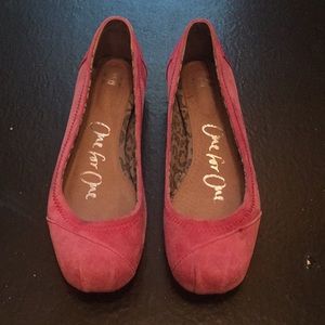 TOMS Ballet Flats Pink